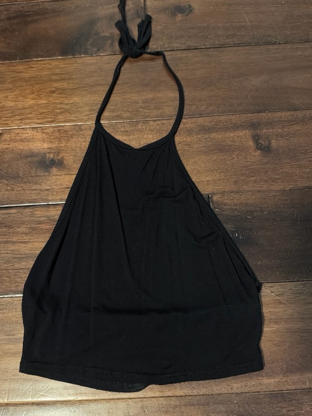 Boohoo Black Halter-Style Camisole Top